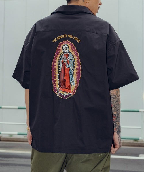 Subciety（サブサエティ）の「Barber shirt（シャツ/ブラウス・メンズ・ホワイト/ブラック・MEDIUM/SMALL/X-LARGE/LARGE）」の9枚目の写真
