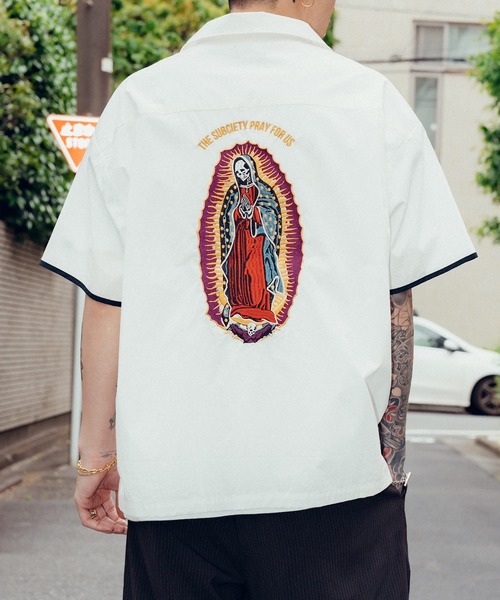 Subciety（サブサエティ）の「Barber shirt（シャツ/ブラウス・メンズ・ホワイト/ブラック・MEDIUM/SMALL/X-LARGE/LARGE）」の13枚目の写真