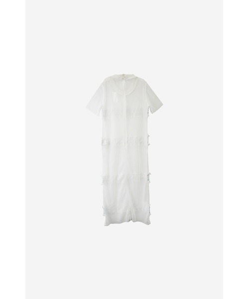 LOVE POMME POMME(ラブポムポム)の「Smocking Tulle Dress(ワンピース・レディース・ホワイト・FREE)」の3枚目の写真