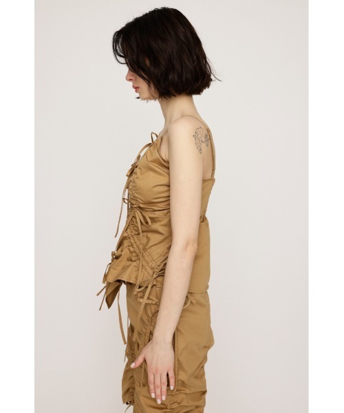 キャミソール DRAWSTRING CAMI TOPS ドローストリング キャミ トップス 夏服 セール】DRAWSTRING CAMI TOPS ドローストリング キャミ