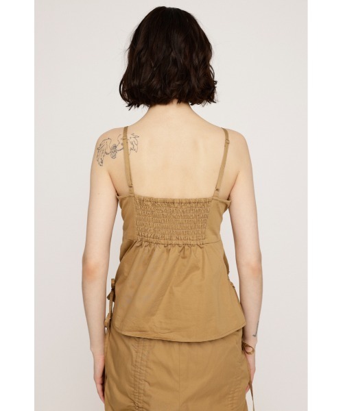 セール】DRAWSTRING CAMI TOPS ドローストリング キャミ