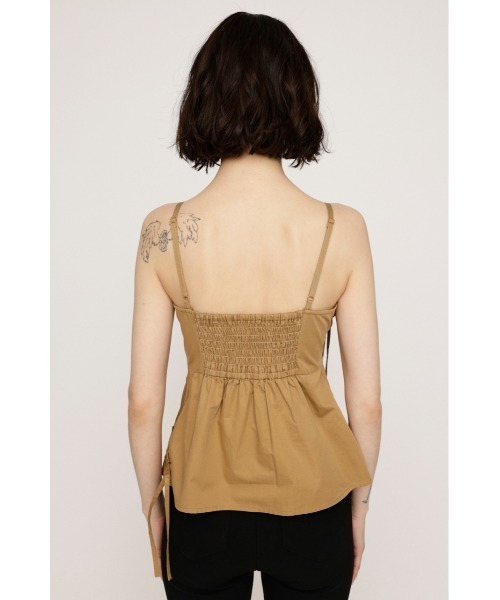 【スライ】DRAWSTRING CAMI トップス スライ SLY DRAWSTRING CAMI トップス （BEG） - ファッション