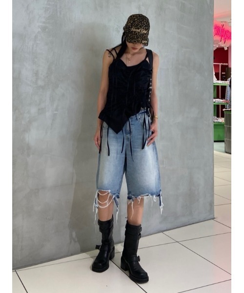 【スライ】DRAWSTRING CAMI トップス スライ SLY DRAWSTRING CAMI トップス （BEG） - ファッション