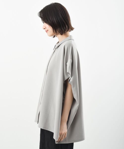 rps（アールピーエス）の「ペアスキンワイドブラウス（シャツ/ブラウス・レディース・チャコールグレー/ライトグレー/ブラック・フリー）」の17枚目の写真