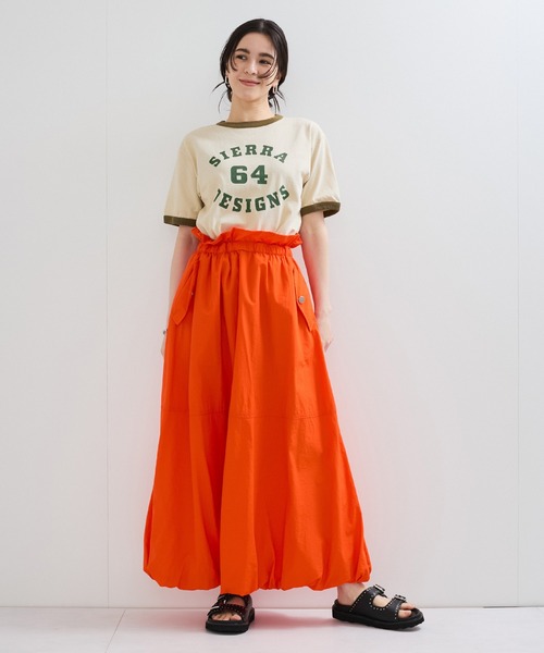 SIERRA DESIGNS(シェラデザイン)の「【SIERRA DESIGNS】Good On×SIERRA DESIGNS 64 RINGER TEE(Tシャツ/カットソー・レディース・オレンジ/サックスブルー/オリーブ/ネイビー・FREE)」の7枚目の写真