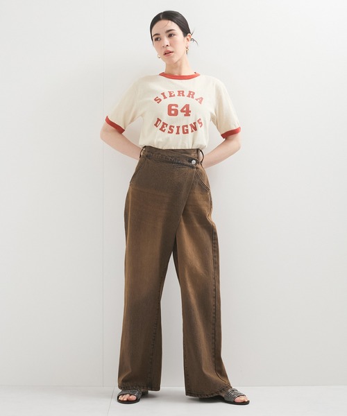 SIERRA DESIGNS(シェラデザイン)の「【SIERRA DESIGNS】Good On×SIERRA DESIGNS 64 RINGER TEE(Tシャツ/カットソー・レディース・オレンジ/サックスブルー/オリーブ/ネイビー・FREE)」の10枚目の写真