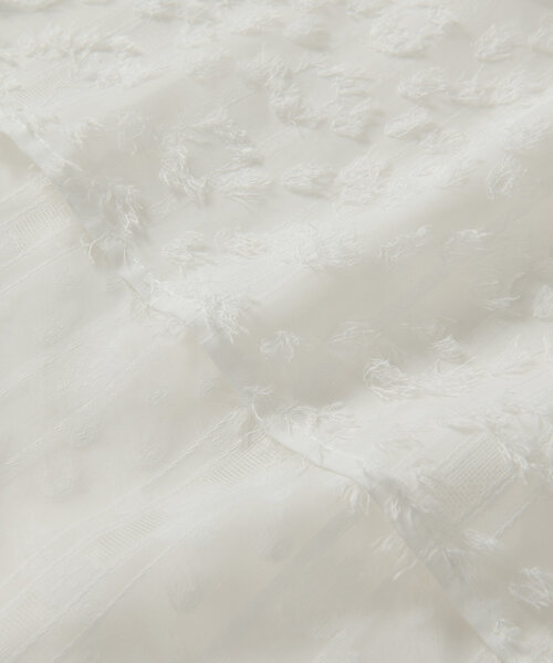 La boutique BonBon（ラブティックボンボン）の「【セットアップ可・最強愛され】カットジャガードフリルカラーブラウス（シャツ/ブラウス・レディース・ホワイト/ブラック・FREE）」の15枚目の写真