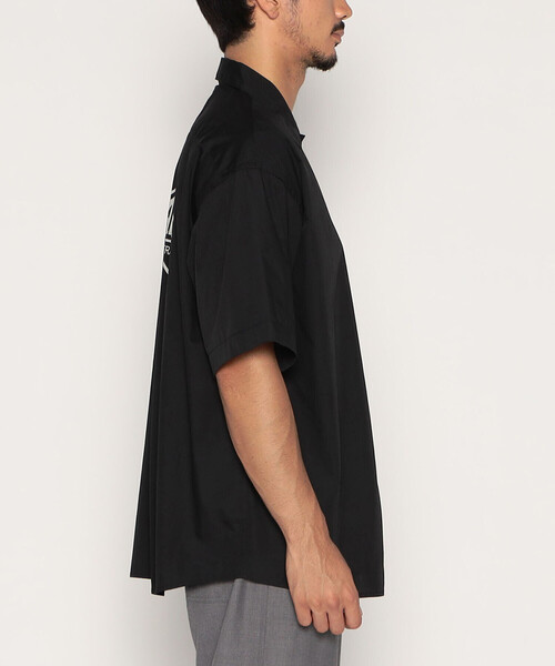 DANTON(ダントン)の「MEN'S BACK LOGO SHORT SLEEVE WORK SHIRT(シャツ/ブラウス・メンズ・ブラック/グレイッシュベージュ/ホワイト/ネイビー・40/42/38/44)」の11枚目の写真