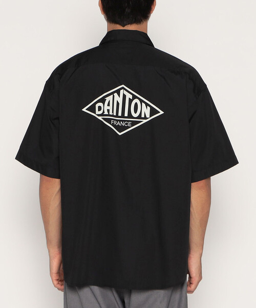 DANTON(ダントン)の「MEN'S BACK LOGO SHORT SLEEVE WORK SHIRT(シャツ/ブラウス・メンズ・ブラック/グレイッシュベージュ/ホワイト/ネイビー・40/42/38/44)」の13枚目の写真