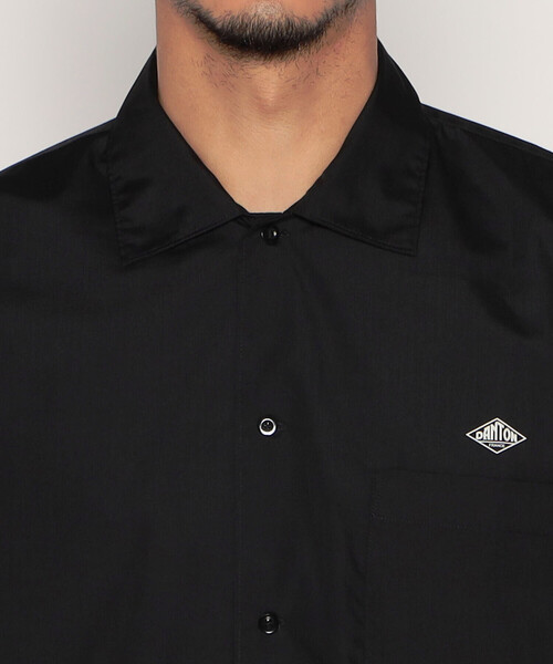 DANTON(ダントン)の「MEN'S BACK LOGO SHORT SLEEVE WORK SHIRT(シャツ/ブラウス・メンズ・ブラック/グレイッシュベージュ/ホワイト/ネイビー・40/42/38/44)」の14枚目の写真