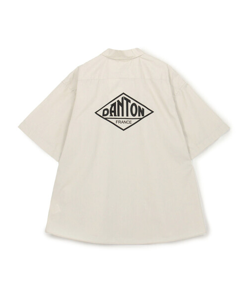 DANTON(ダントン)の「MEN'S BACK LOGO SHORT SLEEVE WORK SHIRT(シャツ/ブラウス・メンズ・ブラック/グレイッシュベージュ/ホワイト/ネイビー・40/42/38/44)」の17枚目の写真