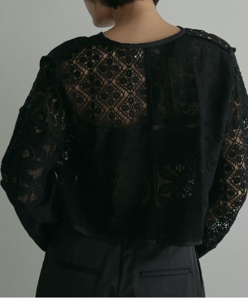anuke Patchwork Lace Cardigan（カーディガン/ボレロ）｜anuke