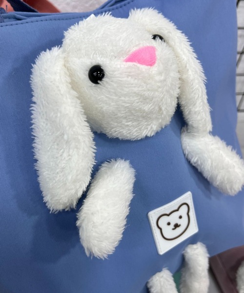 バロン♡花うさぎハリネズミ♡丸底　2wayショルダーバッグ クーポン】ノエミー NOEMIE さきまるちゃんコラボ！キラキラ