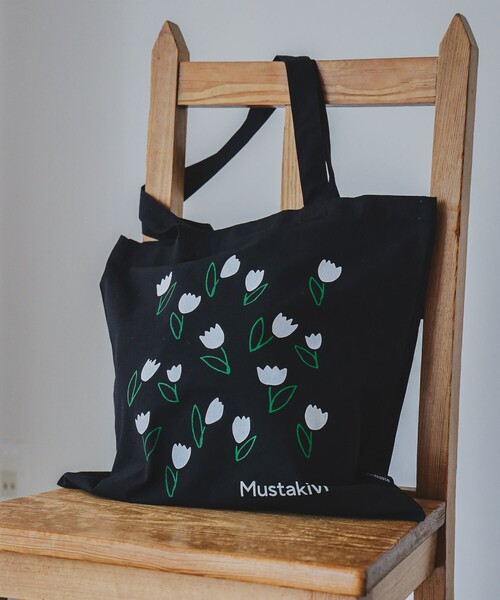 fennica（フェニカ）の「Mustakivi /トートバッグ BLACK（トートバッグ・レディース・ブラック/ブラック系その他4・ONE SIZE）」の14枚目の写真