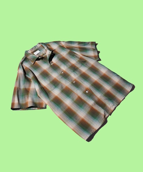 60's USA製 TOWNCRAFT チェック柄 ステンカラーコート nina de coito