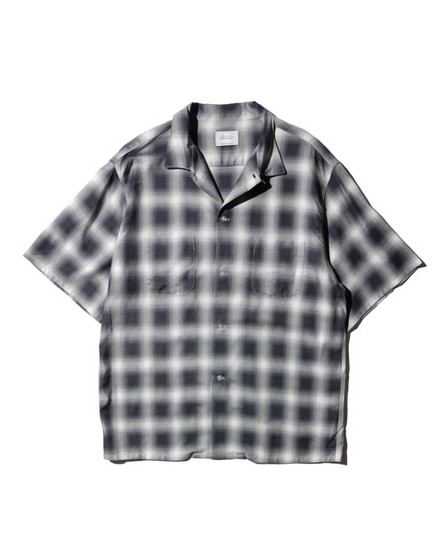 【美品】60s TOWNCRAFT チェック柄 半袖シャツ vintage TOWNCRAFT / 60S OMBRE PLAID RAYON S/S SHIRT MADE IN JAPAN