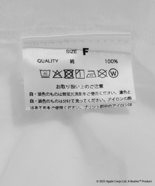 GOOD ROCK SPEED（グッドロックスピード）の「【THE BEATLES/ザ ビートルズ】CANT BUY ME LOVE Tシャツ（Tシャツ/カットソー・レディース・ホワイト・FREE）」の4枚目の写真