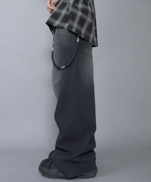 SPINNS(スピンズ)の「カラーバギーパンツ/バレルシルエット(その他パンツ・メンズ・ブラック/ピンク/サックスブルー・L/M)」の13枚目の写真