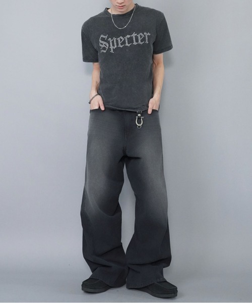 SPINNS(スピンズ)の「カラーバギーパンツ/バレルシルエット(その他パンツ・メンズ・ブラック/ピンク/サックスブルー・L/M)」の20枚目の写真