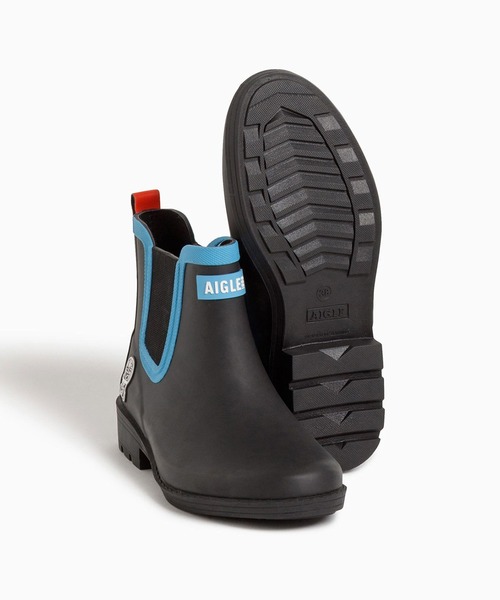 AIGLE（エーグル）の「【ドラえもん】 カーヴィル ラバーブーツ（レインシューズ・レディース・ブラック・35/37/36/39/38/40/41/43/42/45/44）」の7枚目の写真