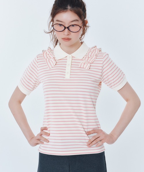 [Japan Limited] BORDER POLO SHIRT — поло в полоску (японская лимитированная версия)