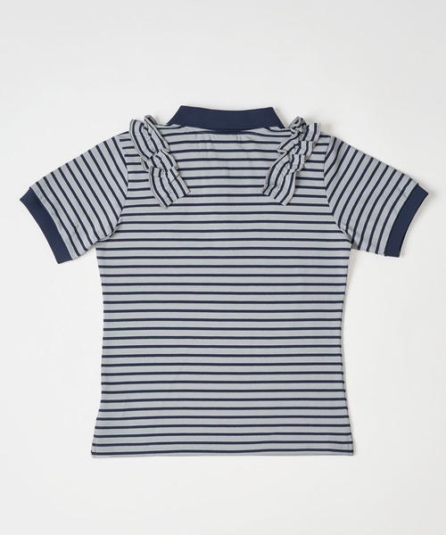FCMM(エフシーエムエム)の「【日本限定】BORDER POLO SHIRT / ボーダーポロシャツ(ポロシャツ・レディース・ピンク/ライトグレー/ブラック/ネイビー・SMALL/MEDIUM)」の20枚目の写真
