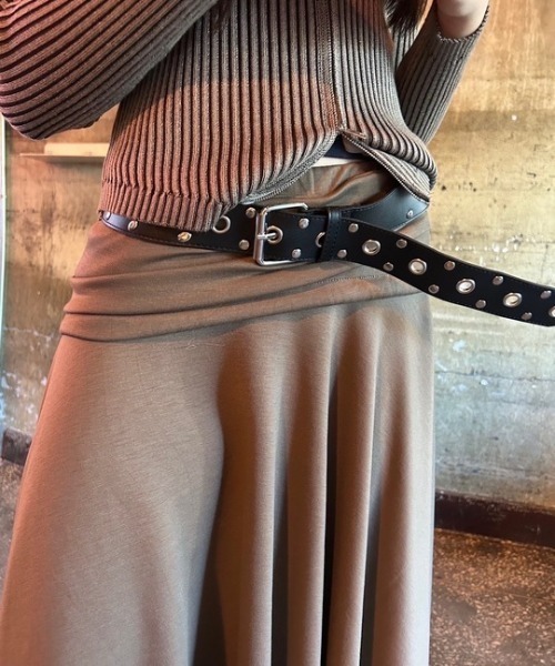 ipugo(イプゴ)の「ipugo/イプゴ 2WAYアシンメトリー スカート ワンピース(スカート・レディース・チャコール/ブラウン・FREE)」の7枚目の写真