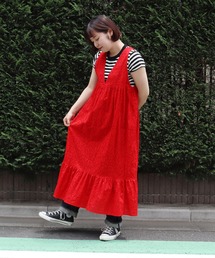 ☆からみジャカード ノースリーブワンピース