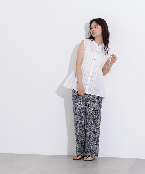 N.（N. Natural Beauty Basic）（エヌエヌナチュラルビューティーベーシック）の「レオパードイージーパンツ（その他パンツ・レディース・ブラウン系その他/ブラック系その他・MEDIUM）」の13枚目の写真