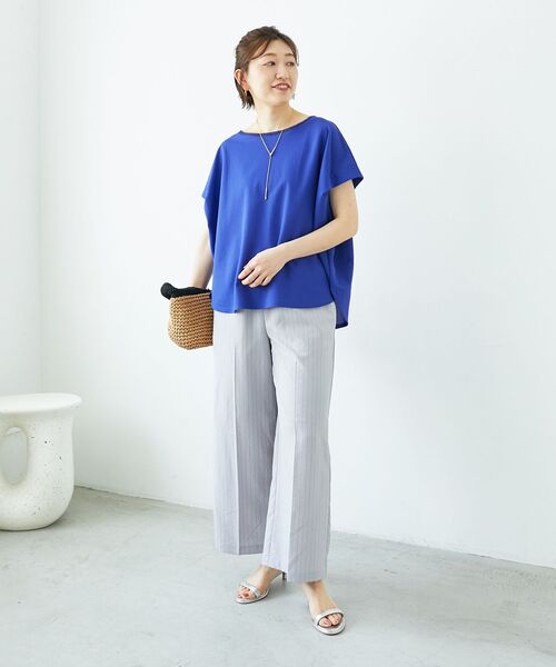 le.coeur blanc（ルクールブラン）の「タンブラーブッチャーイージーパンツ（その他パンツ・レディース・チャコールグレー/イエロー/グレー系その他2/ライトグレー・36/38）」の13枚目の写真