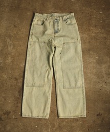 ALL RUNS（オールランズ）の「ヴィンテージ 加工 ダブルニー ペインターデニムパンツ（デニムパンツ）」