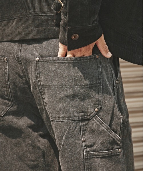 ROE アールオーイー ダメージ加工 ダブルニー デニムパンツ L ヴィンテージ ROE アールオーイー ダメージ加工 ダブルニー デニムパンツ L