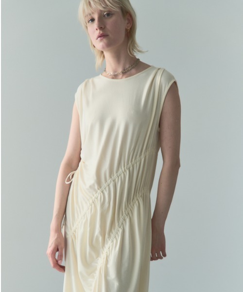 Muel Chic(ミュエルシック)の「Arbon onepiece アーボンワンピース(ワンピース・レディース・ブラック/オレンジ/ホワイト・MEDIUM/SMALL)」の12枚目の写真
