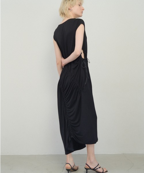 Muel Chic(ミュエルシック)の「Arbon onepiece アーボンワンピース(ワンピース・レディース・ブラック/オレンジ/ホワイト・MEDIUM/SMALL)」の9枚目の写真