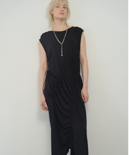 Muel Chic(ミュエルシック)の「Arbon onepiece アーボンワンピース(ワンピース・レディース・ブラック/オレンジ/ホワイト・MEDIUM/SMALL)」の7枚目の写真