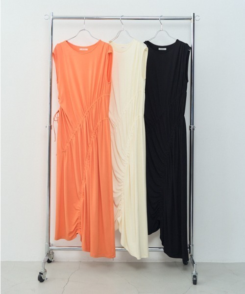 Muel Chic(ミュエルシック)の「Arbon onepiece アーボンワンピース(ワンピース・レディース・ブラック/オレンジ/ホワイト・MEDIUM/SMALL)」の19枚目の写真