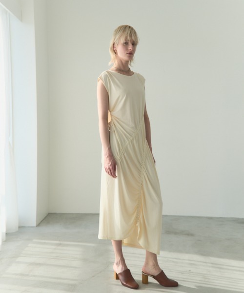 Muel Chic(ミュエルシック)の「Arbon onepiece アーボンワンピース(ワンピース・レディース・ブラック/オレンジ/ホワイト・MEDIUM/SMALL)」の13枚目の写真