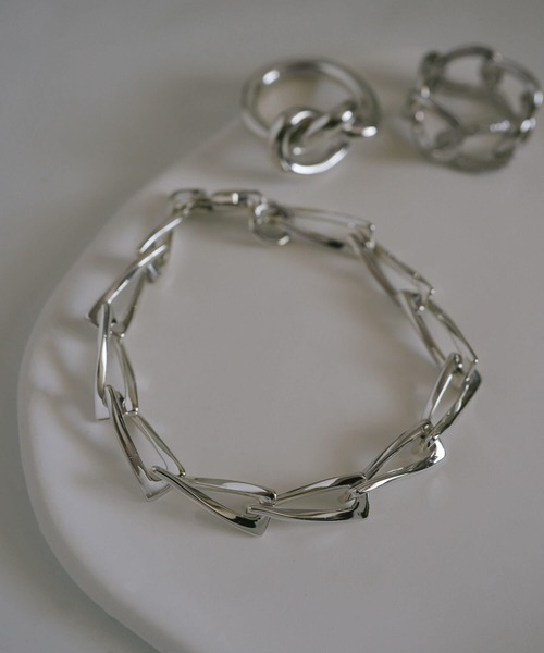 Ops.（オプス）の「ブレスレット レディース シルバー925 ゴールド 金属アレルギー対応【eive-br エイブ】（ブレスレット・レディース・シルバー/イエローゴールド・ONE SIZE）」の9枚目の写真