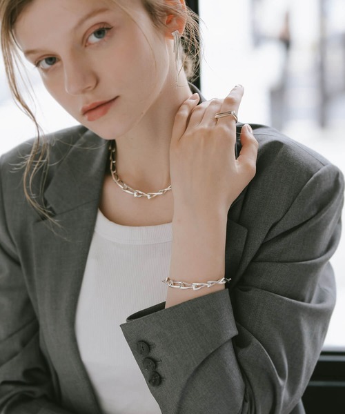 Ops.（オプス）の「ブレスレット レディース シルバー925 ゴールド 金属アレルギー対応【eive-br エイブ】（ブレスレット・レディース・シルバー/イエローゴールド・ONE SIZE）」の16枚目の写真