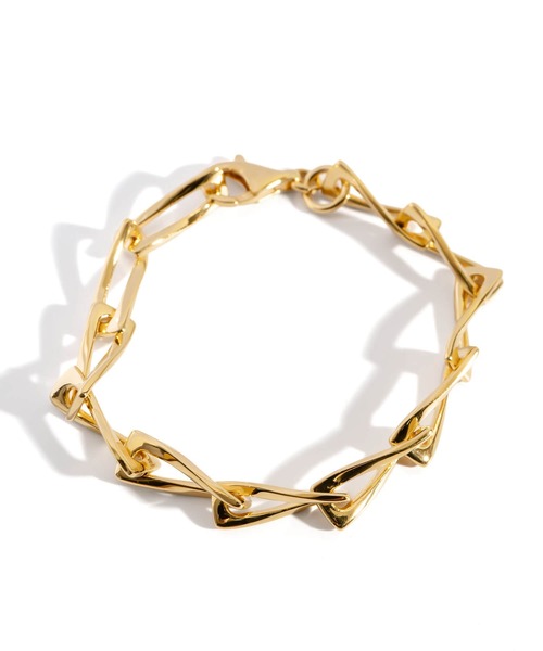 Ops.（オプス）の「ブレスレット レディース シルバー925 ゴールド 金属アレルギー対応【eive-br エイブ】（ブレスレット・レディース・シルバー/イエローゴールド・ONE SIZE）」の4枚目の写真