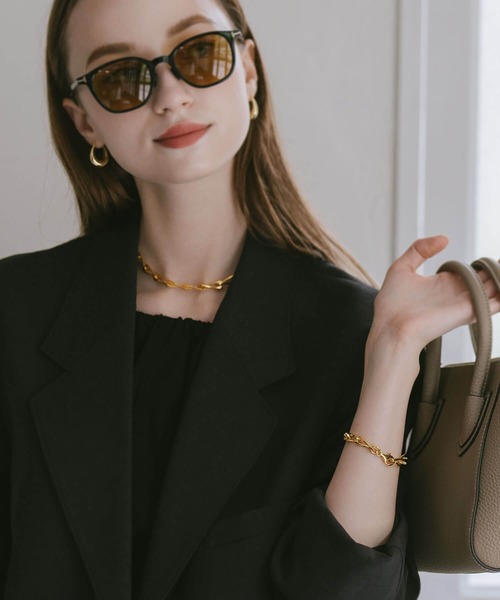 Ops.（オプス）の「ブレスレット レディース シルバー925 ゴールド 金属アレルギー対応【eive-br エイブ】（ブレスレット・レディース・シルバー/イエローゴールド・ONE SIZE）」の11枚目の写真