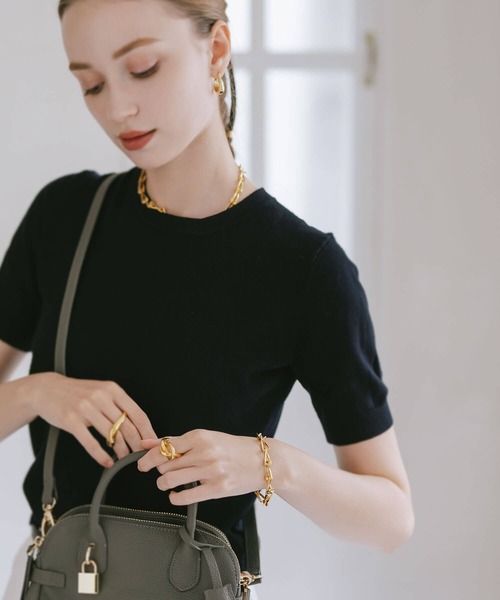 Ops.（オプス）の「ブレスレット レディース シルバー925 ゴールド 金属アレルギー対応【eive-br エイブ】（ブレスレット・レディース・シルバー/イエローゴールド・ONE SIZE）」の12枚目の写真