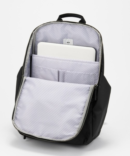ace.(エース)の「ルフィラ B4サイズ収納 15.6インチPC収納 18L 520g 軽量 ボトルホルダー セットアップ 17912(ビジネスバッグ・レディース・ネイビー/ブラック/ベージュ・FREE)」の20枚目の写真