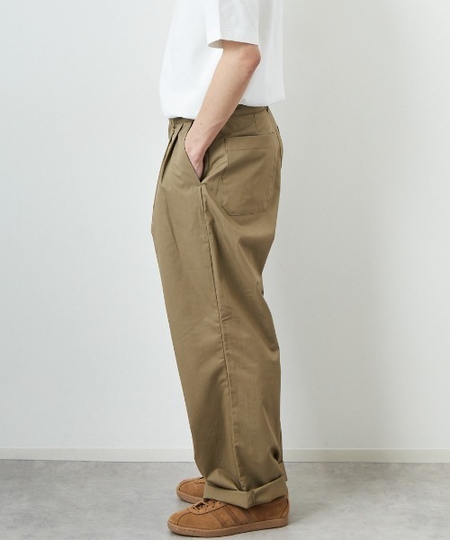 STILL BY HAND（スティルバイハンド）の「[STILL BY HAND/スティルバイハンド] 別注 中太ストレートパンツ（その他パンツ・メンズ・カーキ/ネイビー/キナリ・44/46/48）」の13枚目の写真