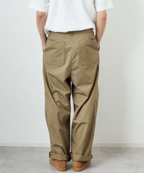 STILL BY HAND（スティルバイハンド）の「[STILL BY HAND/スティルバイハンド] 別注 中太ストレートパンツ（その他パンツ・メンズ・カーキ/ネイビー/キナリ・44/46/48）」の14枚目の写真