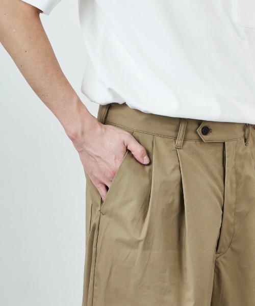 STILL BY HAND（スティルバイハンド）の「[STILL BY HAND/スティルバイハンド] 別注 中太ストレートパンツ（その他パンツ・メンズ・カーキ/ネイビー/キナリ・44/46/48）」の19枚目の写真