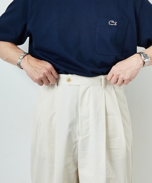 STILL BY HAND（スティルバイハンド）の「[STILL BY HAND/スティルバイハンド] 別注 中太ストレートパンツ（その他パンツ・メンズ・カーキ/ネイビー/キナリ・44/46/48）」の9枚目の写真