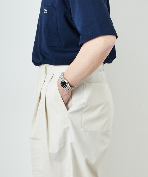 STILL BY HAND（スティルバイハンド）の「[STILL BY HAND/スティルバイハンド] 別注 中太ストレートパンツ（その他パンツ・メンズ・カーキ/ネイビー/キナリ・44/46/48）」の10枚目の写真