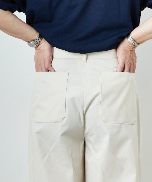 STILL BY HAND（スティルバイハンド）の「[STILL BY HAND/スティルバイハンド] 別注 中太ストレートパンツ（その他パンツ・メンズ・カーキ/ネイビー/キナリ・44/46/48）」の11枚目の写真