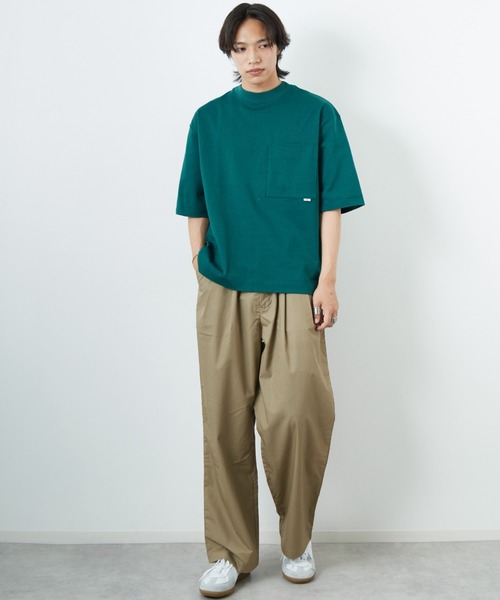 STILL BY HAND スティルバイハンド ワイドストレートパンツ カーキ セール】[STILL BY HAND/スティルバイハンド] 別注 中太